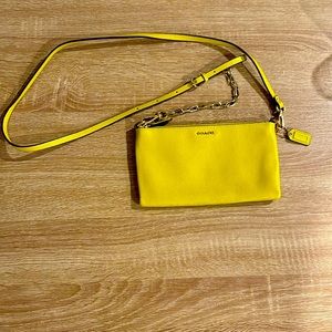 Coach Bags | Euc Coach Anna Crossbody/Clutch | Color: Bright Yellow